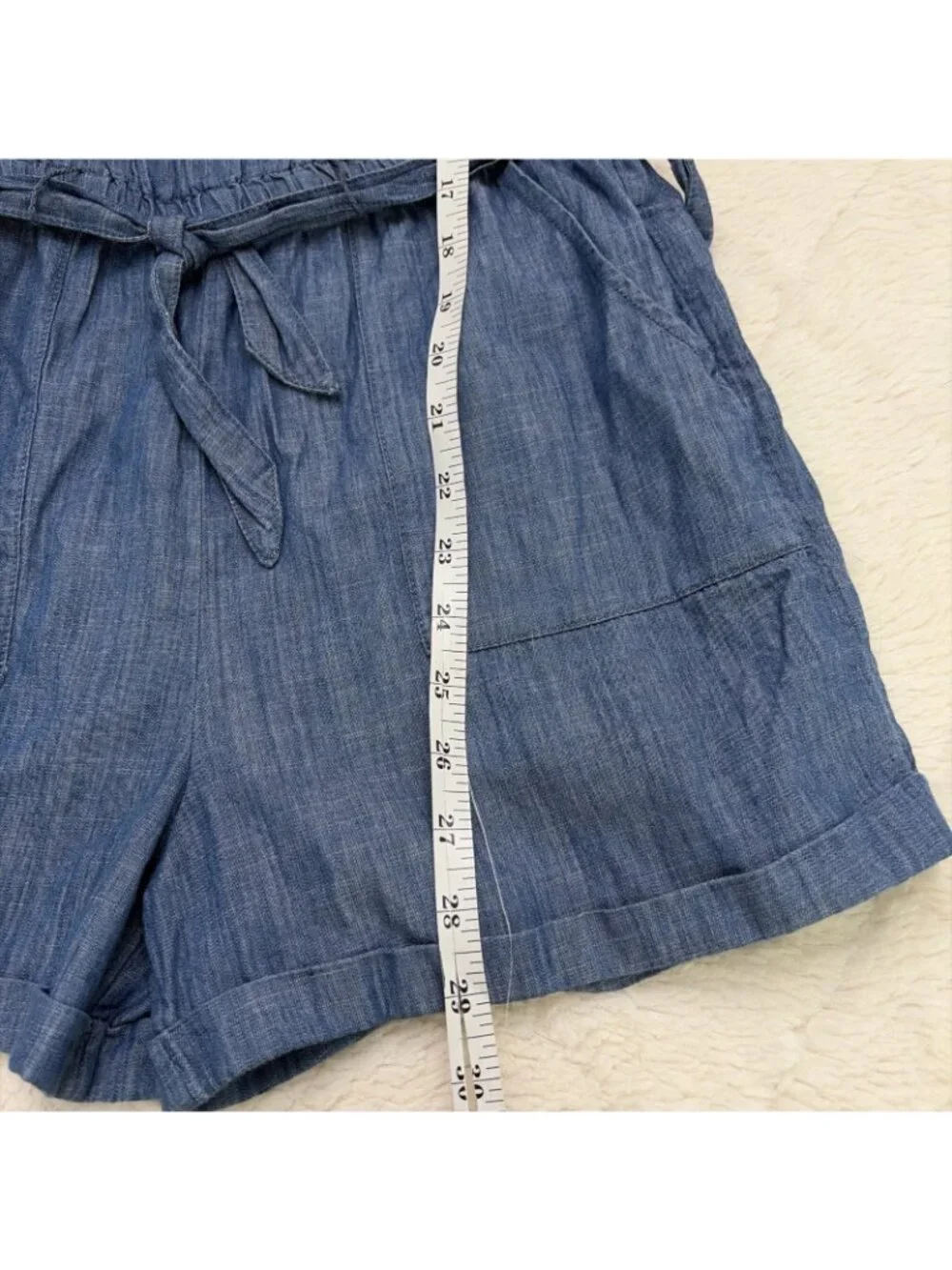 Old Navy Girls Blue Chambray Sleeveless Romper XL 14 Boho